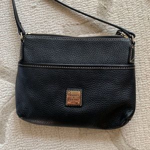 Dooney & Bourke Pebble Grain Ginger Pouchette Crossbody Bag - Black